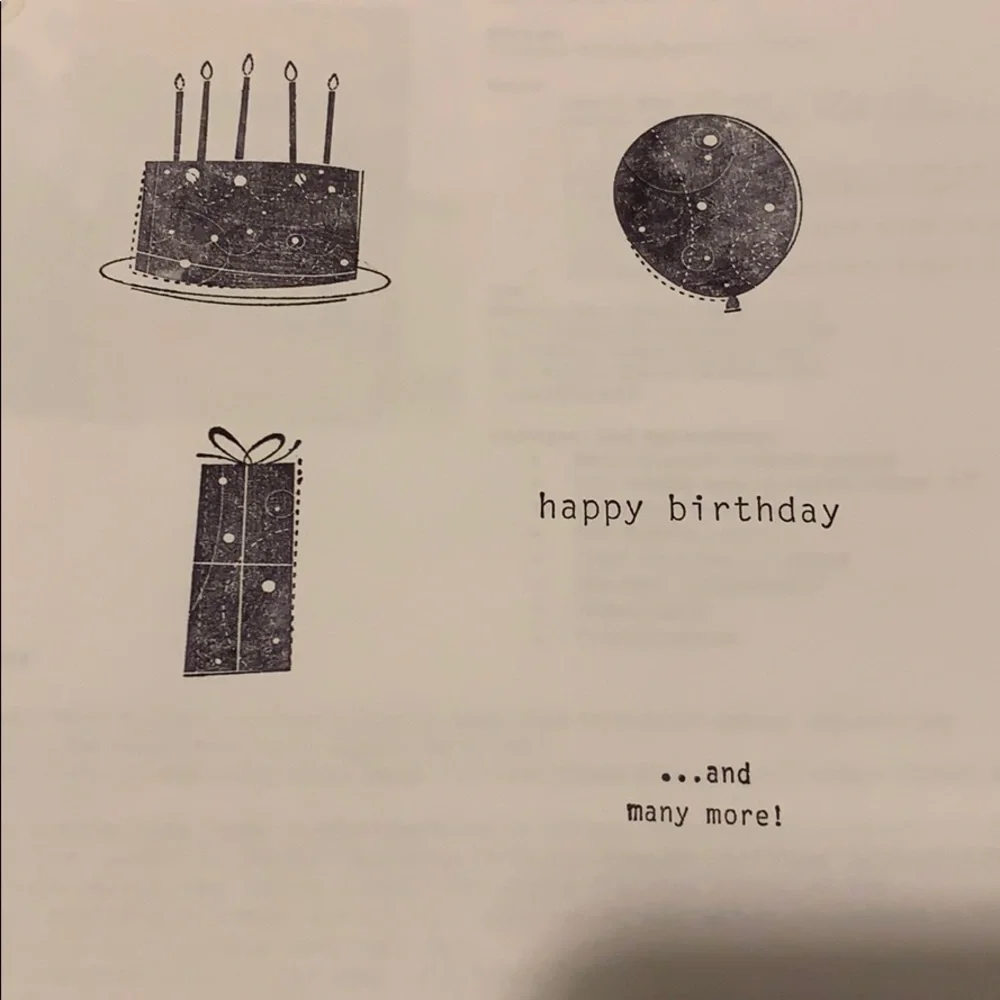 🎭 3/$25 - Stampin Up! Birthday Whimsy set of 6
